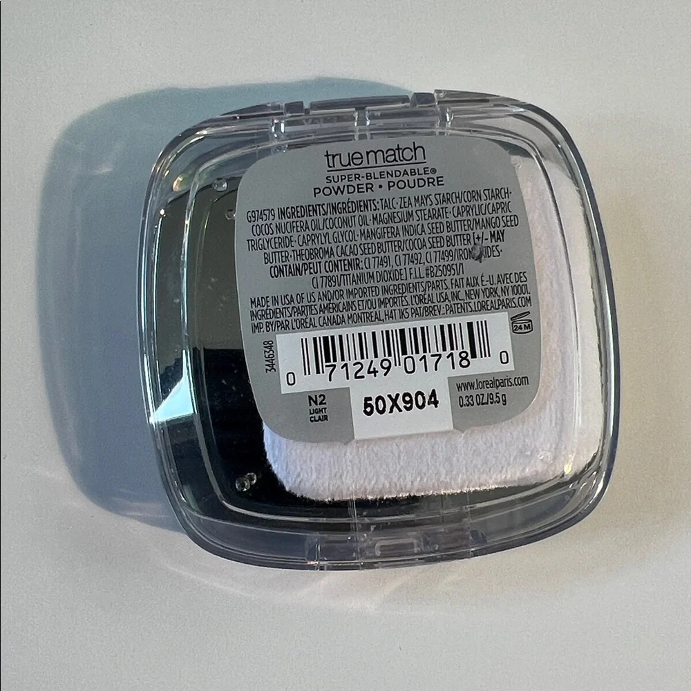 Loreal True Match N2 Light Clair Powder New Sealed